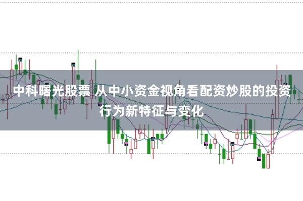 中科曙光股票 从中小资金视角看配资炒股的投资行为新特征与变化